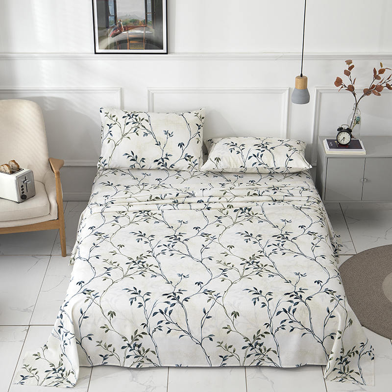 Conjunto completo de folhas de microfibra estampadas