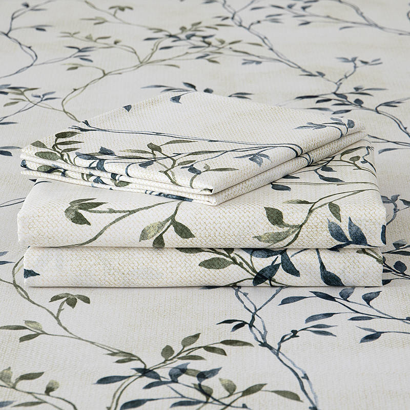 Conjunto completo de folhas de microfibra estampadas