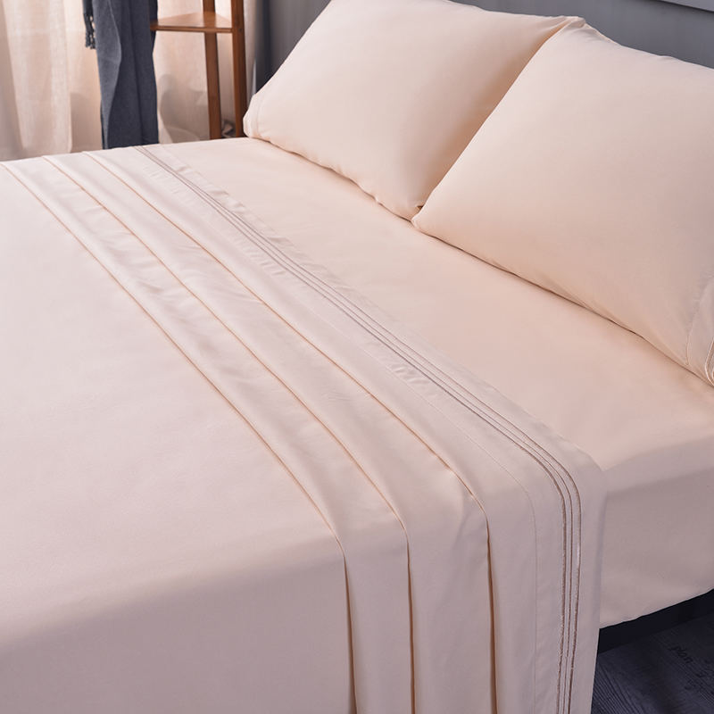 Conjunto de folhas de microfibra escovada macia e resistente a rugas impressas