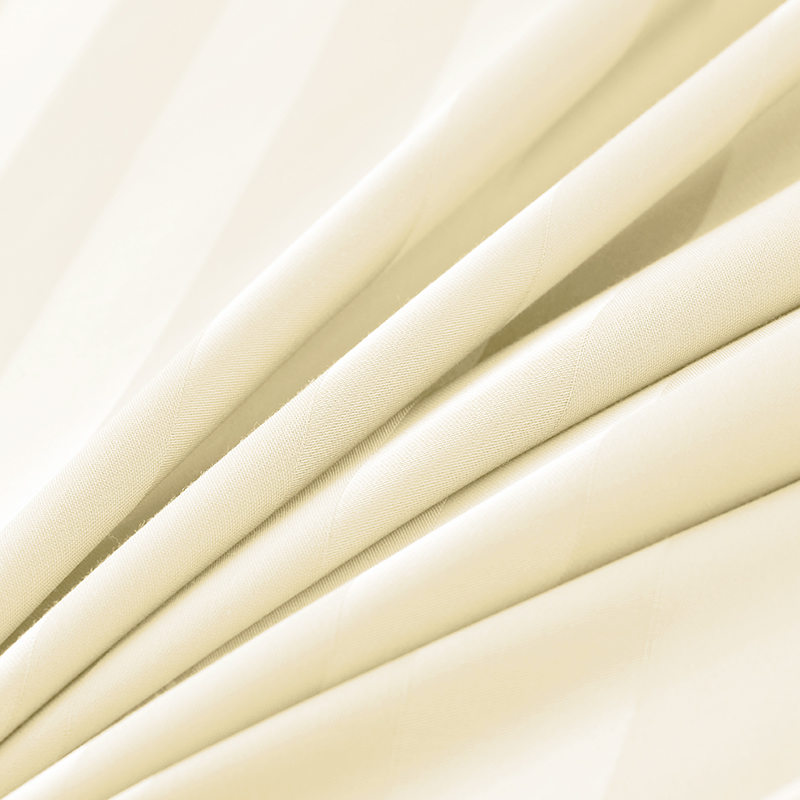 Folha de bambu de cetim macio branco fresco de verão king size conjunto de quatro